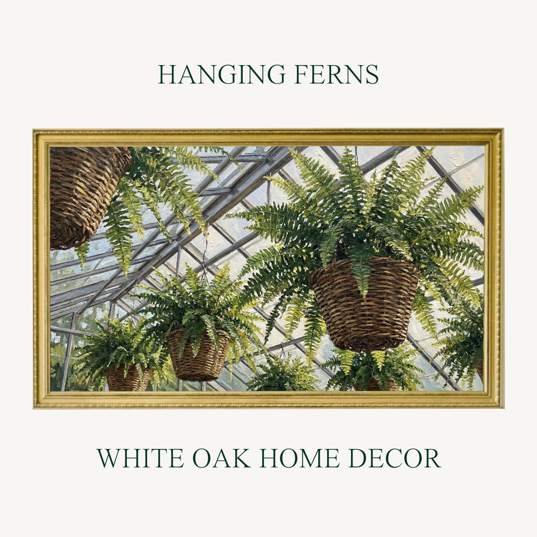 The Botanical Greenhouse Oil Painting Collection | 4K Digital Downloads for Frame TV
