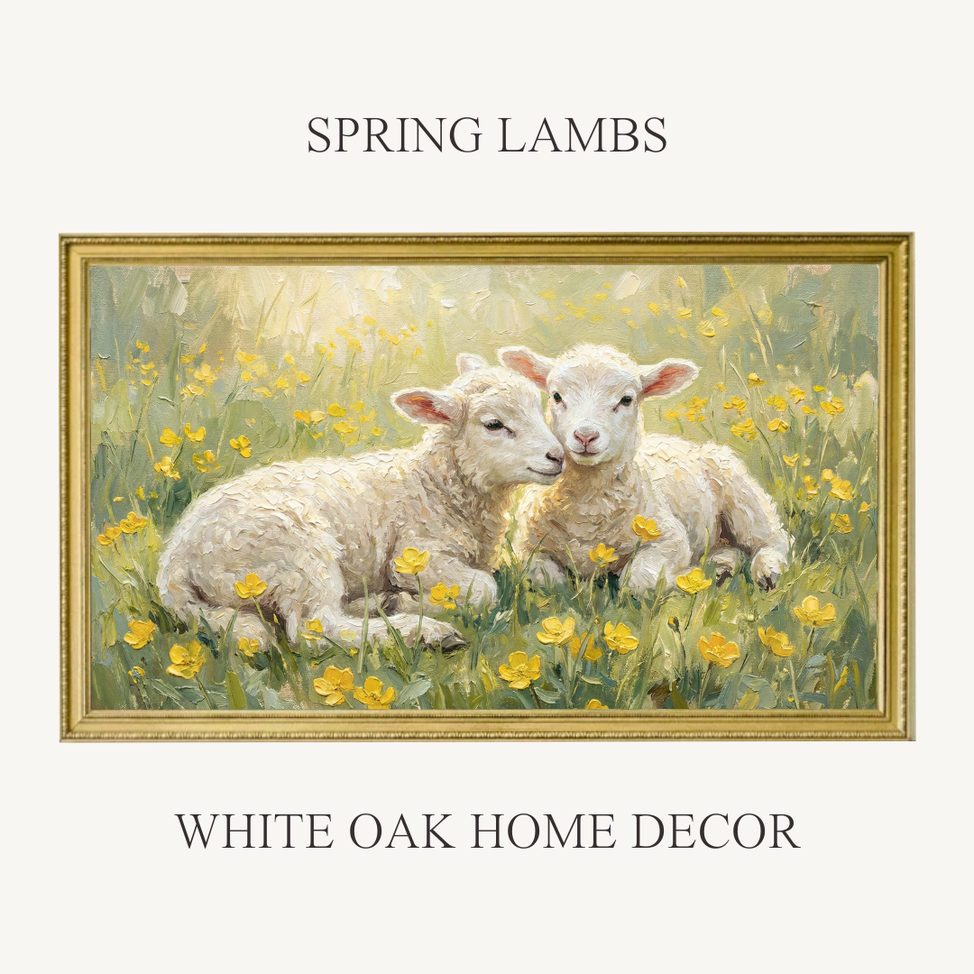 Easter & Whimsical Meadows Oil Painting Collection | 4K Digital Downloads for Frame TV