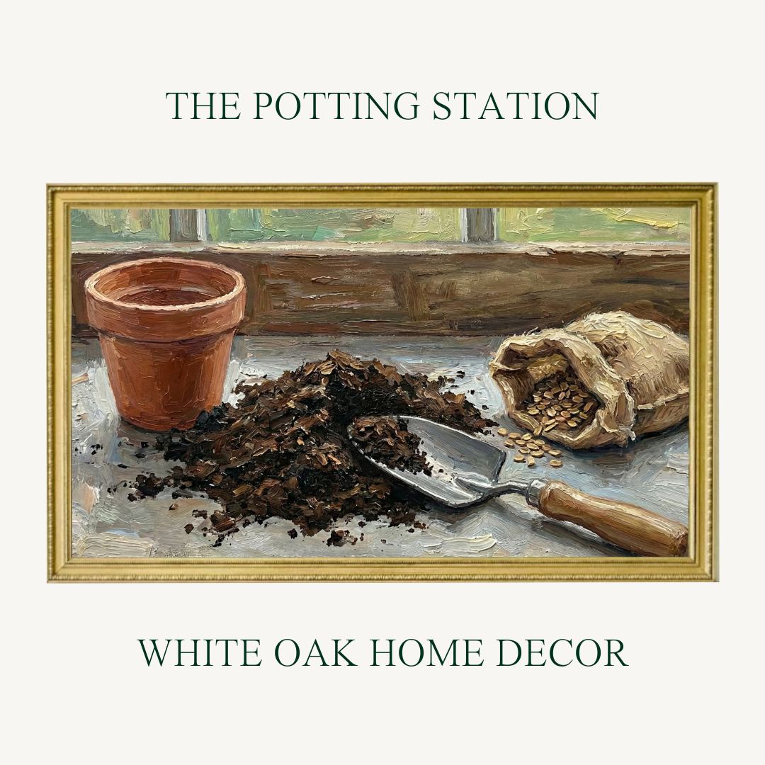The Botanical Greenhouse Oil Painting Collection | 4K Digital Downloads for Frame TV