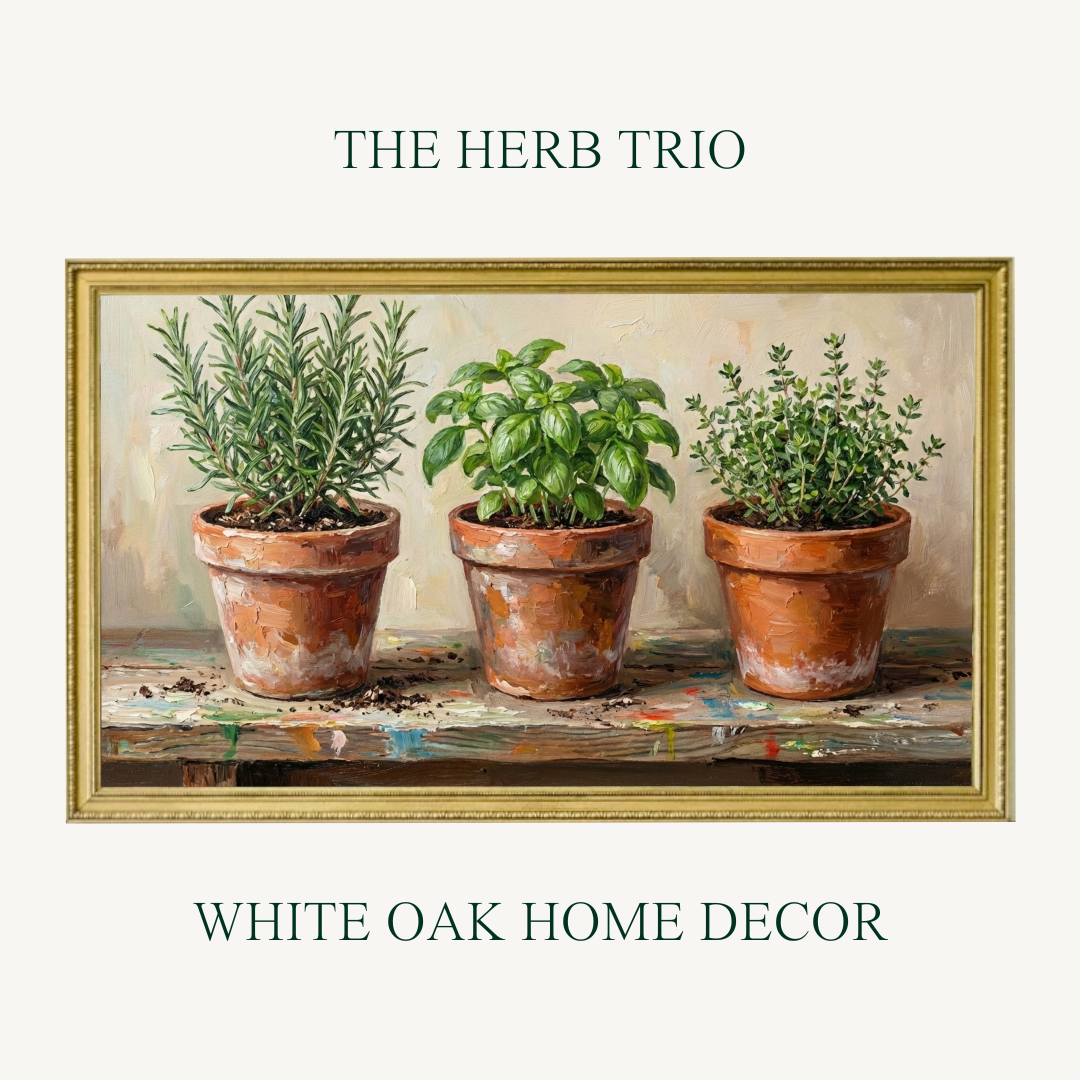 The Botanical Greenhouse Oil Painting Collection | 4K Digital Downloads for Frame TV