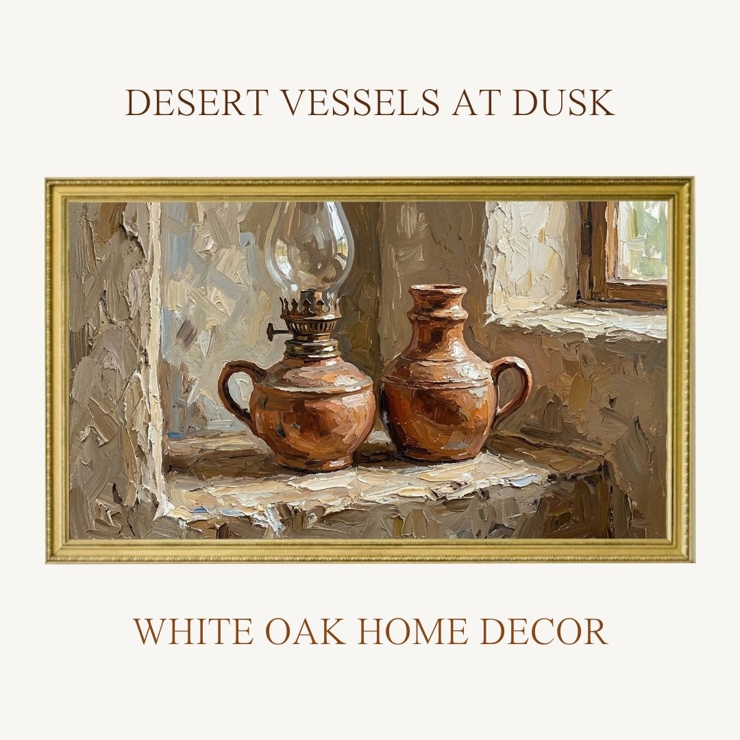 Desert Modernism Frame TV Art Bundle | 12 Oil Painting Digital Downloads | Samsung Frame TV Art 4K | Southwestern Wall Art
