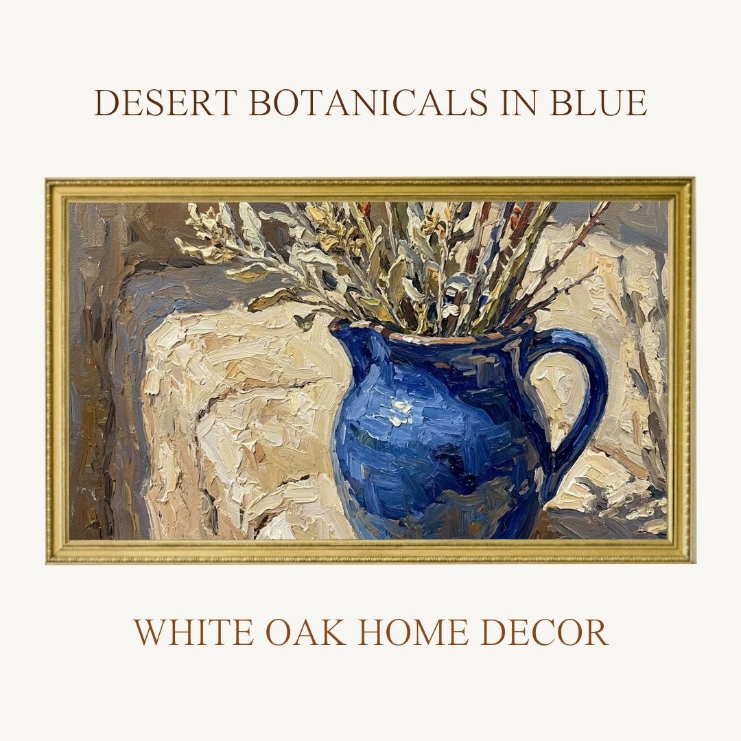 Desert Modernism Frame TV Art Bundle | 12 Oil Painting Digital Downloads | Samsung Frame TV Art 4K | Southwestern Wall Art