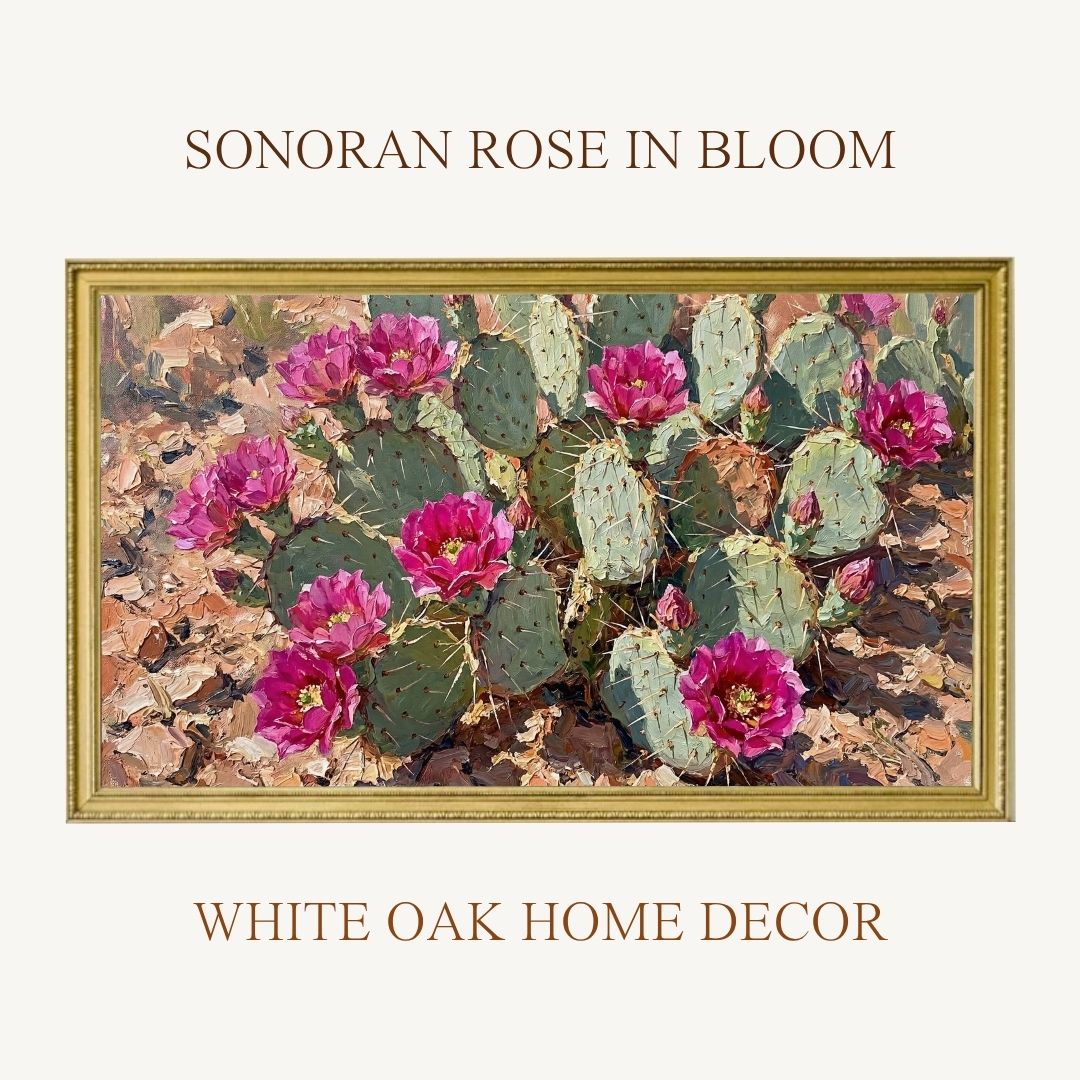 Desert Modernism Frame TV Art Bundle | 12 Oil Painting Digital Downloads | Samsung Frame TV Art 4K | Southwestern Wall Art